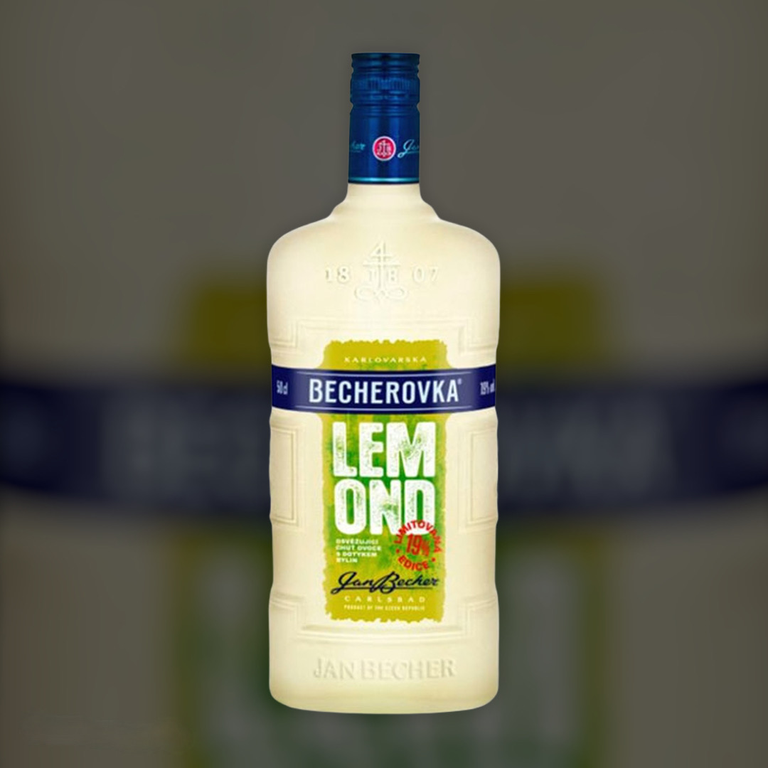 Herbal tincture liquor Becherovka Lemond 20% 0.5 l
