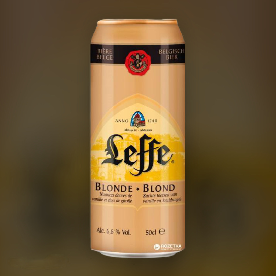 Leffe Blonde Beer light filtered 6.6% 0,5l
