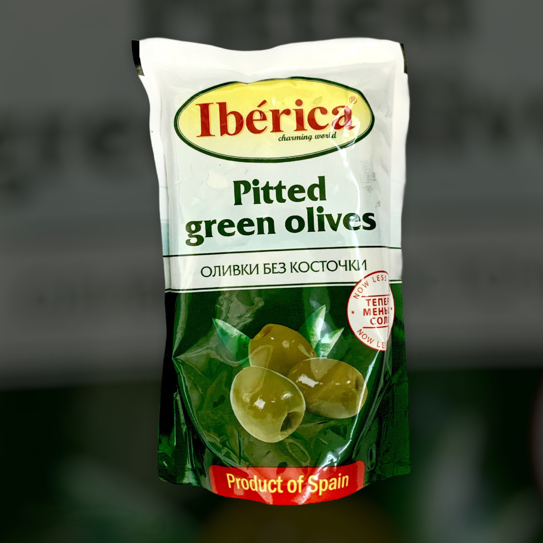 Olives green pitted Iberica 170g