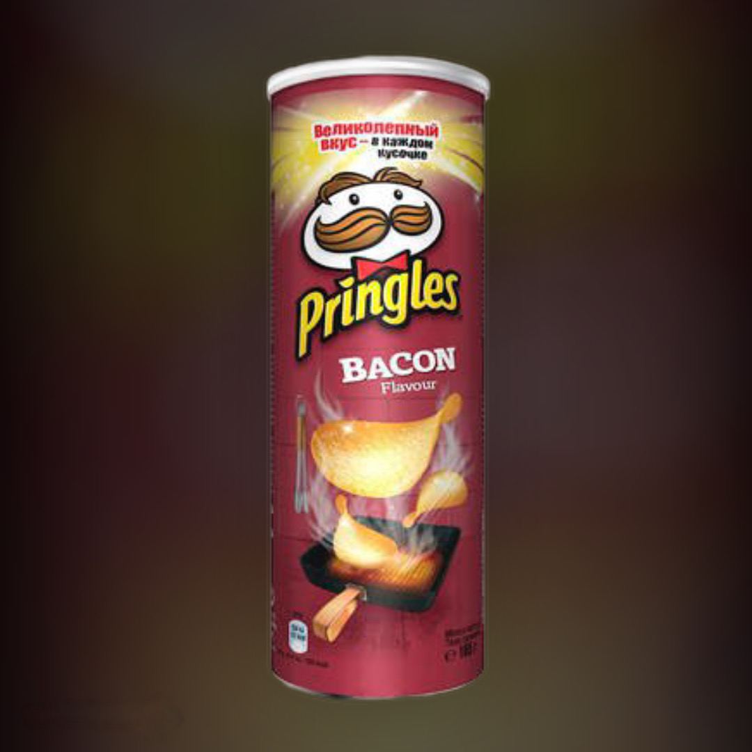 Pringles potato chips Bacon 165g
