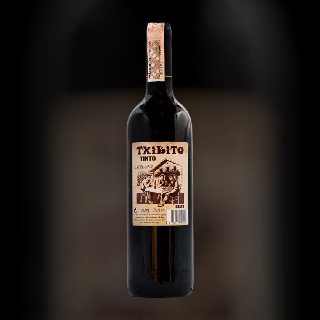 Wine Txikito Tinto 12% dry red Spain 0,75l
