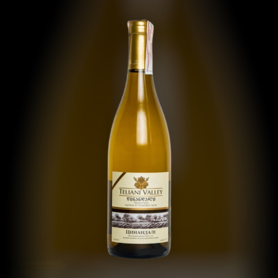 Teliani Valley wine Tsinandali white dry 12.5% ​​Georgia 0,75