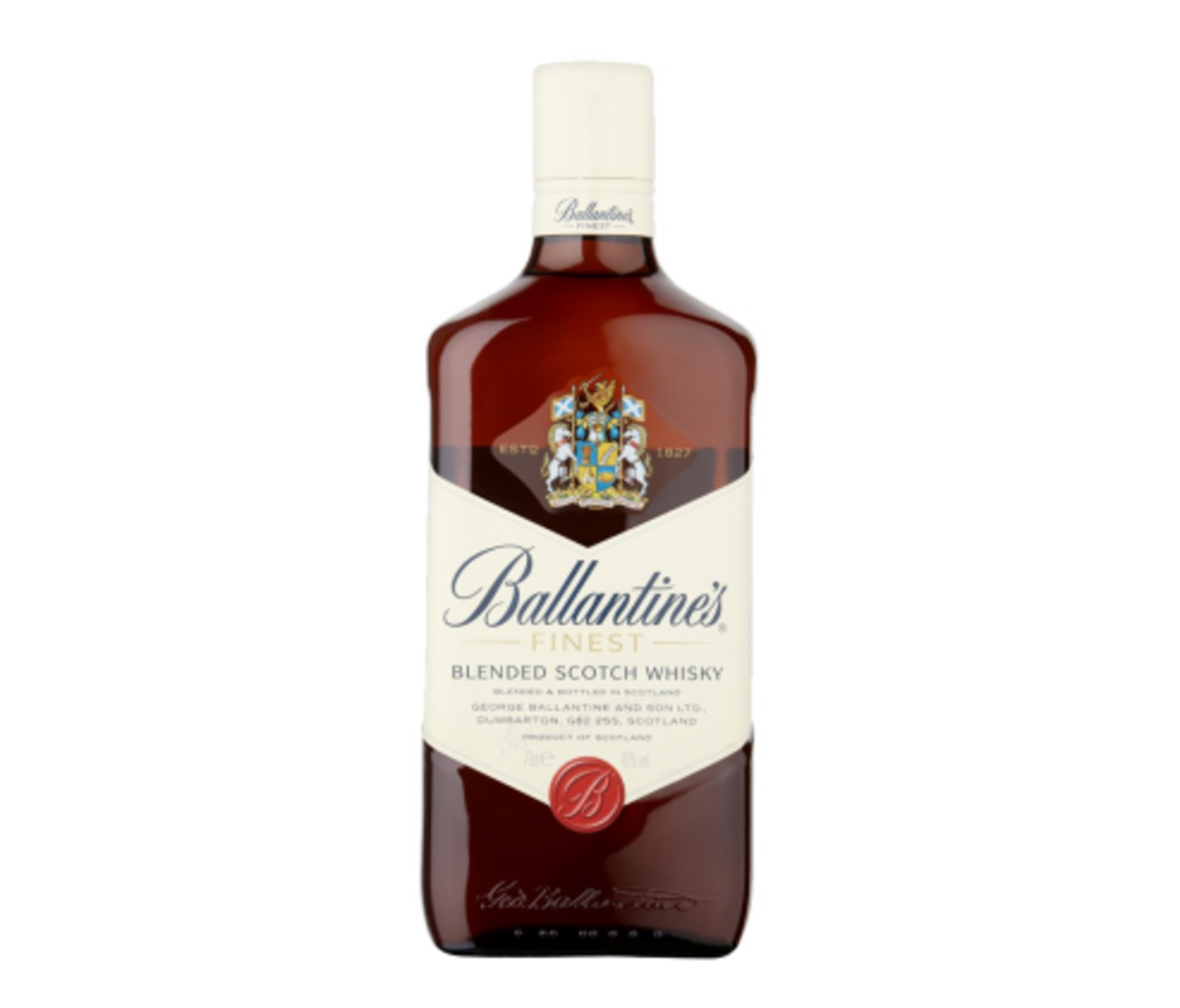 Ballantines Finest Whiskey order delivery at night in Kiev