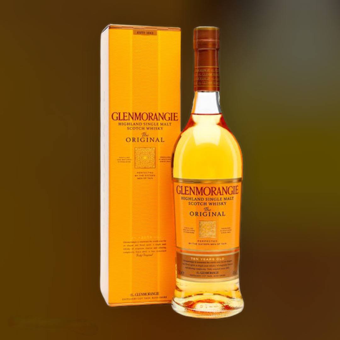 Single malt whiskey Glenmorangie Original 10 years of exposure to 40% in a gift box 0.7 l